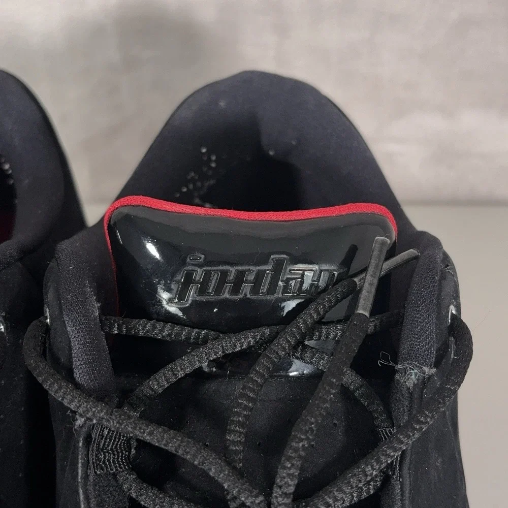 Jordan TE 2 Low Sneakers Mens 13 Black Red White A01696-001 Basketball Shoes